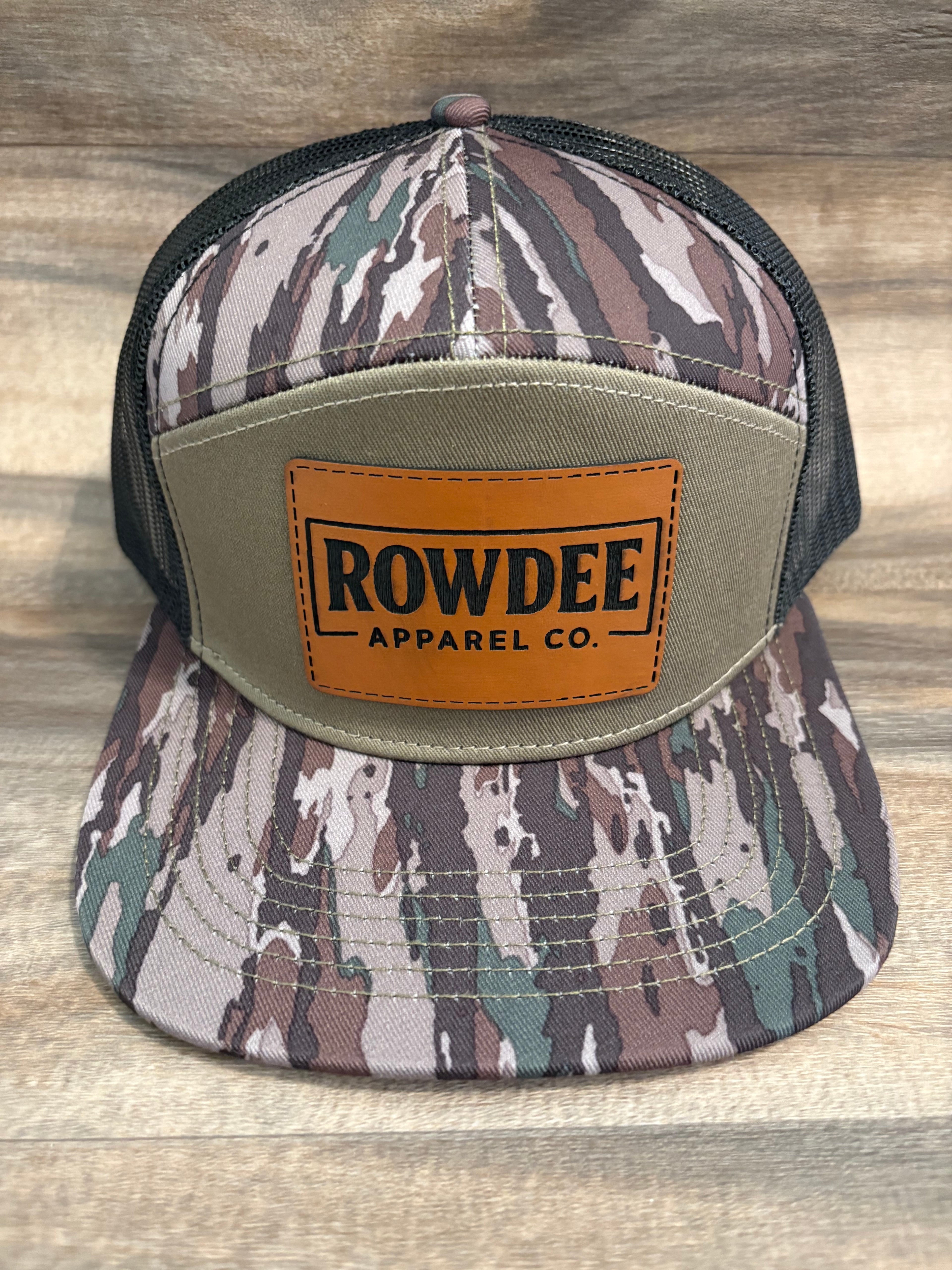 Camo Hat Rowdee Leather Patch